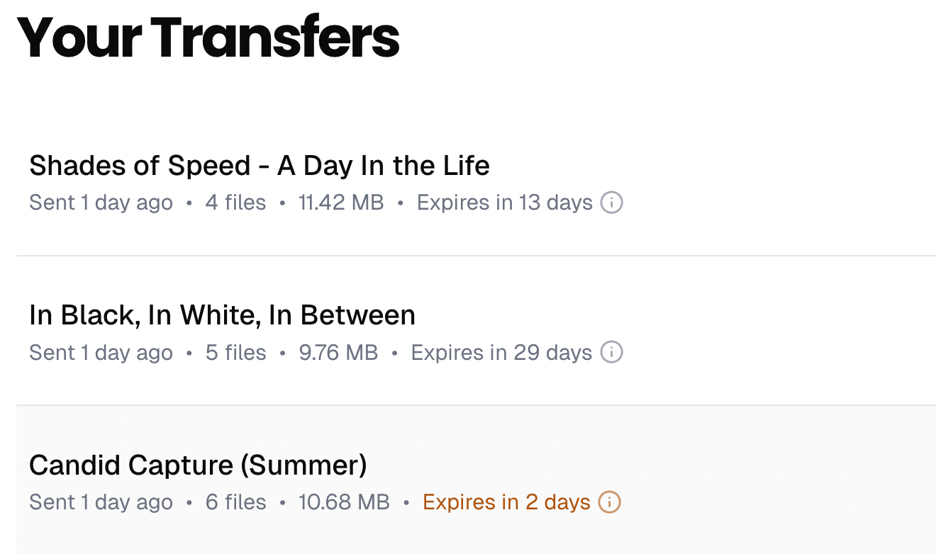 Transfer list image